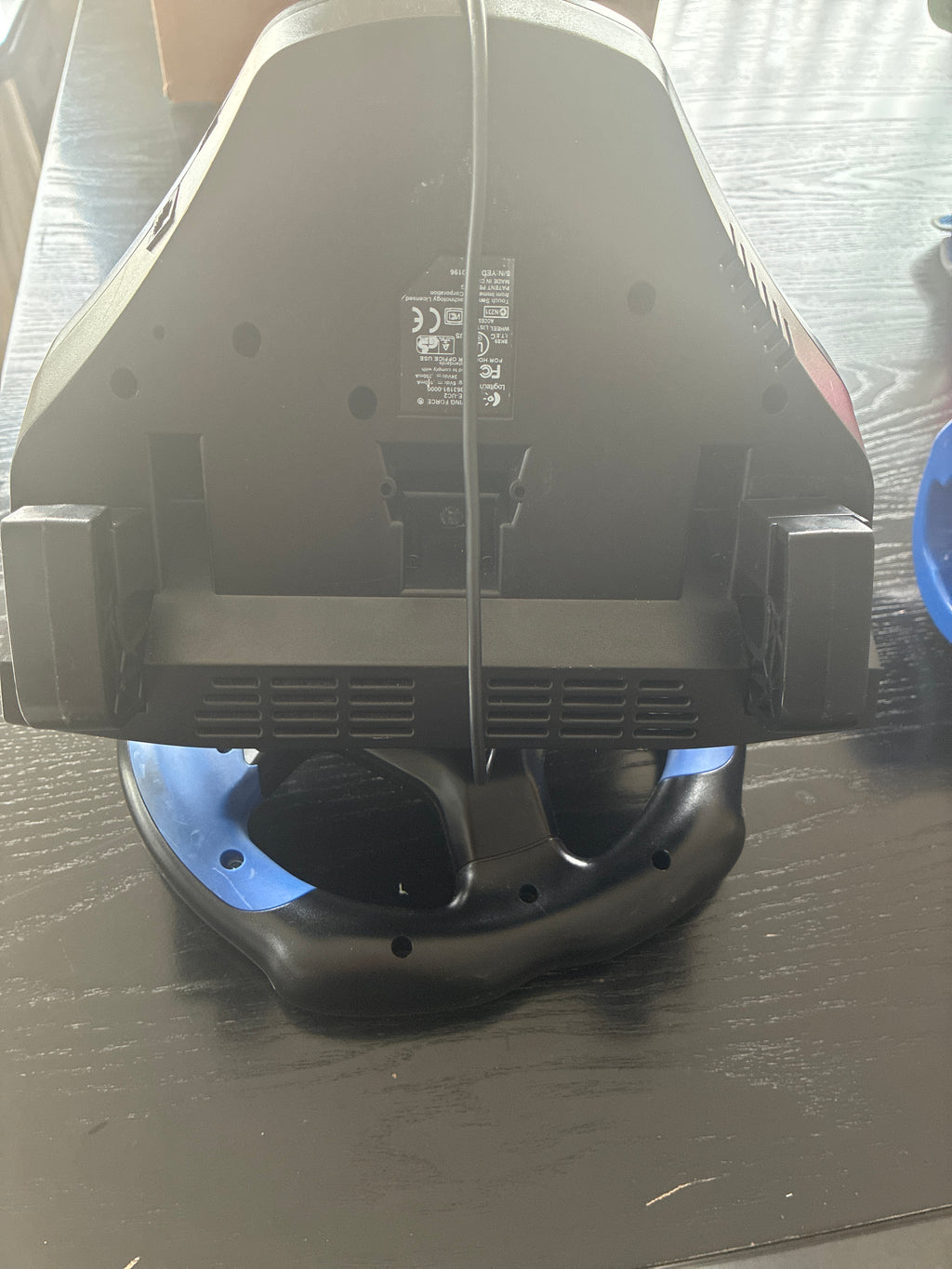 Driving Force, Force Feedback Logitech Racing Wheel. Model EUC2.